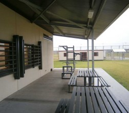 Image of the outdoor undercover area at Hakea Juvenile Facility