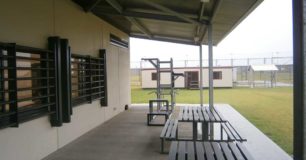 Image of the outdoor undercover area at Hakea Juvenile Facility