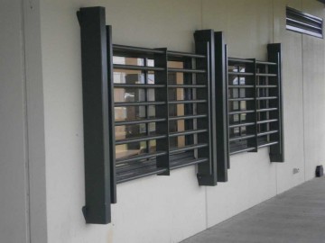 Image of the bars across the windows at Hakea Juvenile Facility