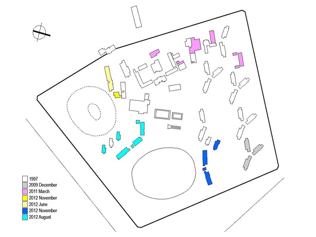 Map of Development at Banksia Hill Detention Centre