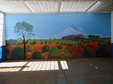 Mural in Unit 1