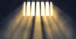 Image - sunlight through window with bars