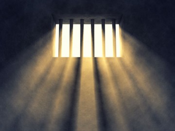 Image - sunlight through window with bars