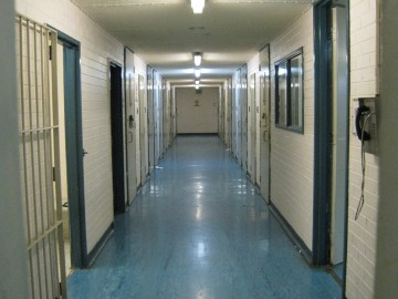 Image of a prison hallway.