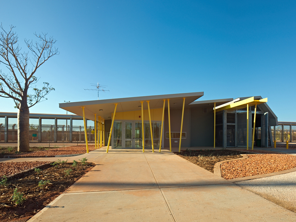 Image of entrance of West Kimberley Regional Prison