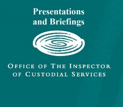 Presentation and Briefings and OICS emblem on a green background