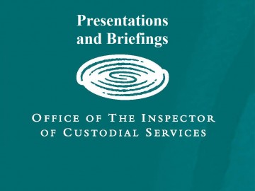 Presentation and Briefings and OICS emblem on a green background