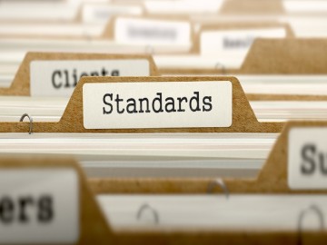 Image of folder titled 'standards'