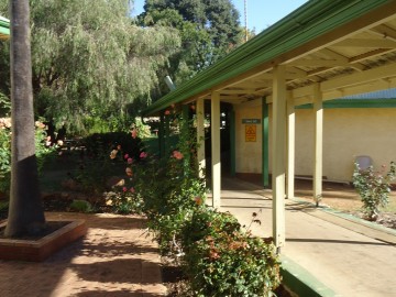 Walkway & garden bed