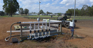 Image of irrigation system for market gardens at Pardelup Prison Farm