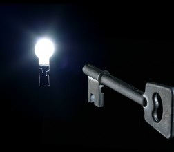 Image of Key going into lock