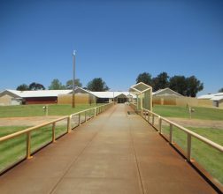 Image of entry path leading to reception at Casuarina Prison