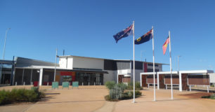 Image of the entrace to Eastern Goldfields Regional Prison