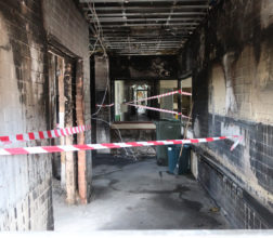 Image of fire damaged Office in Unit 3