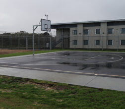 Image of outside Basketball court at Bunbury Regional prison