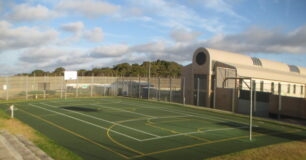 Image of outside Basketball Court at Albany Regional Prison