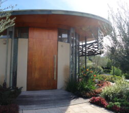 Image of the entrance to the spiritual centre and surrounding gardens at Boronia Pre-release Centre for Women