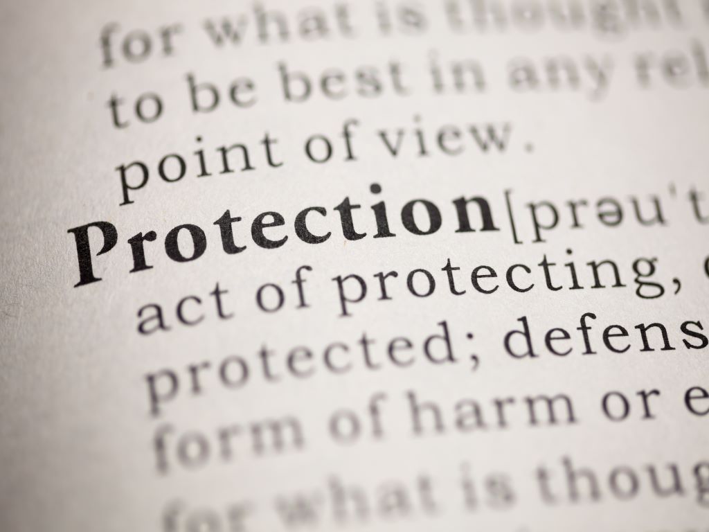 Image of the word Protection and its meaning