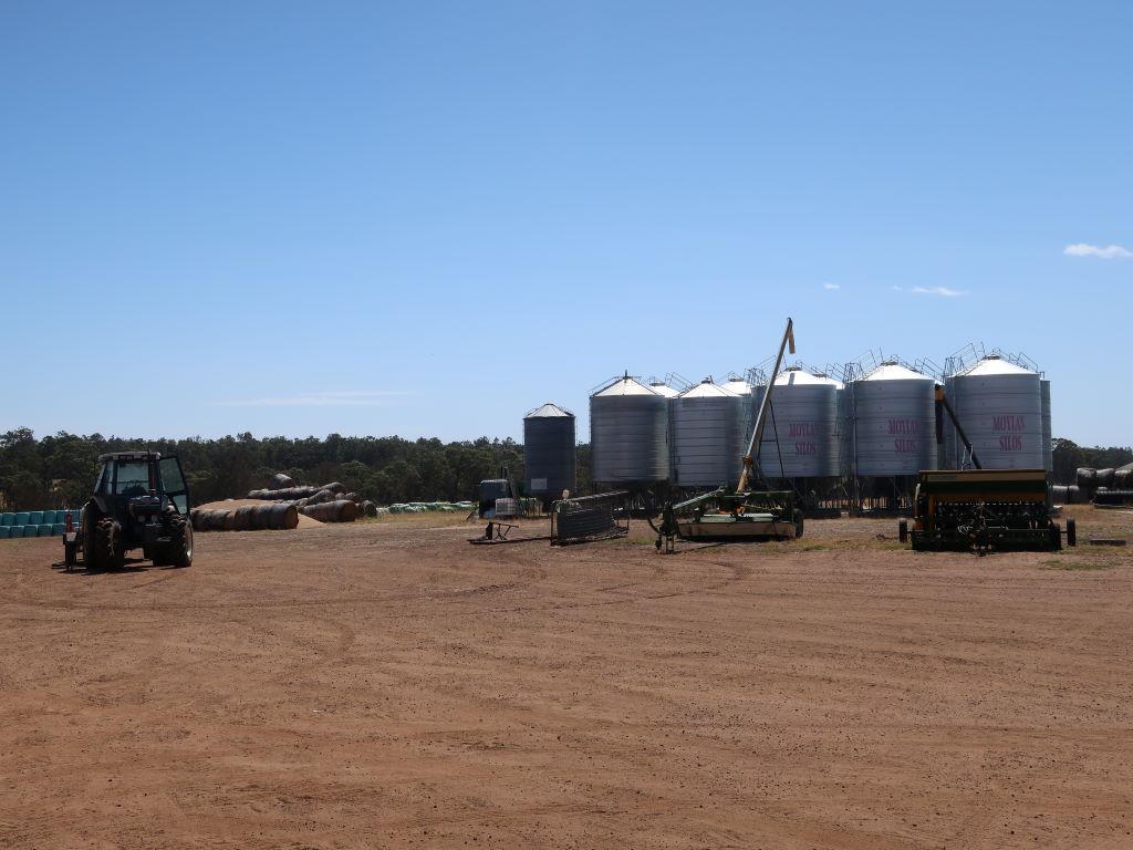 Image of silos at Pardelup Prison Farm