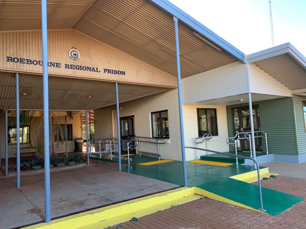 Image of the Visit centre entrance at Roebourne Regional Prison