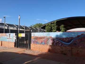 Image of the main entrance to Broome Regional Prison