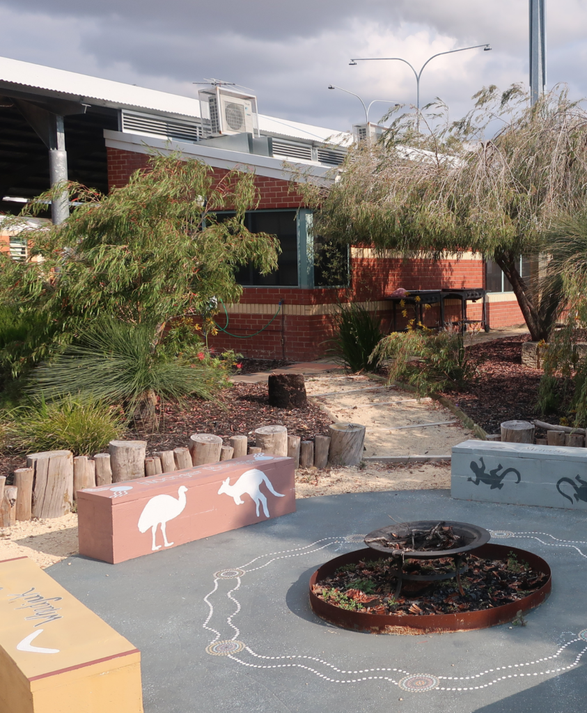 A photo of the cultural meeting place at Wandoo Rehabilitation Prison.