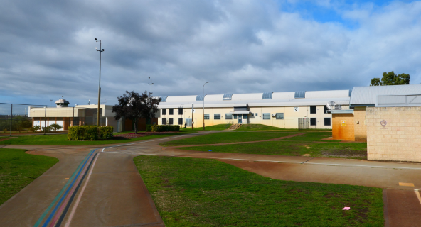 A photo of Unit 10 at Hakea Prison.