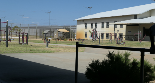 A photo of an accommodation block at Melaleuca Women's Prison.