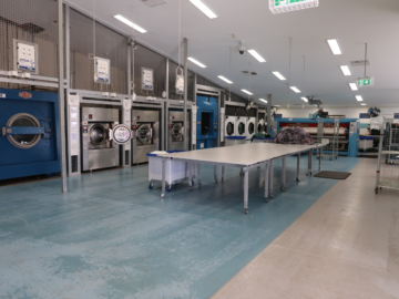 Image of the industrial laundry room at Eastern Goldfields Regional Prison