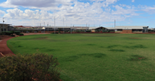 Image of the sports oval at Eastern Goldfields Regional Prison