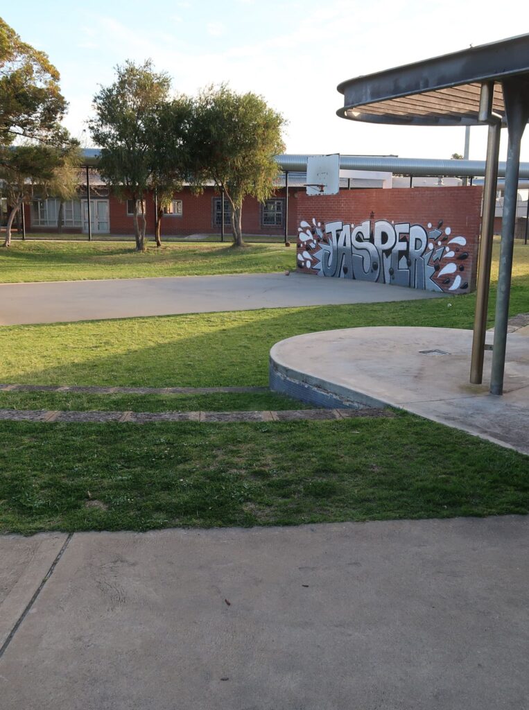 Image of basketball court in Jasper Unit at Banksia Hill Detention Centre