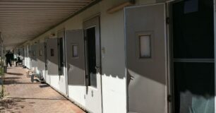 Image of outside corridor of cells at Greenough Regional Prison