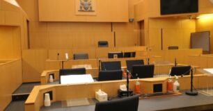 Image of a court room at Kununurra Courthouse.