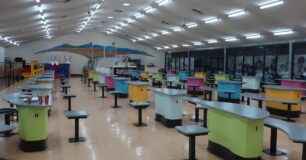 Image of inside the visit's centre at Acacia Prison
