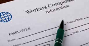 Image of a workers compensation information form