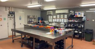 Image of the kitchen at Wyndham Work Camp