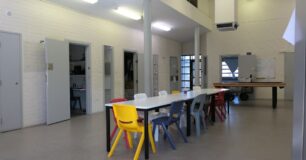 Image of cell doors in unit at Wandoo Rehabilitation Prison
