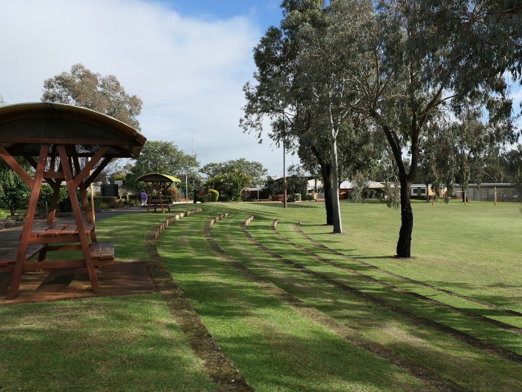 Image of the sports oval at Wandoo Rehabilitation Prison
